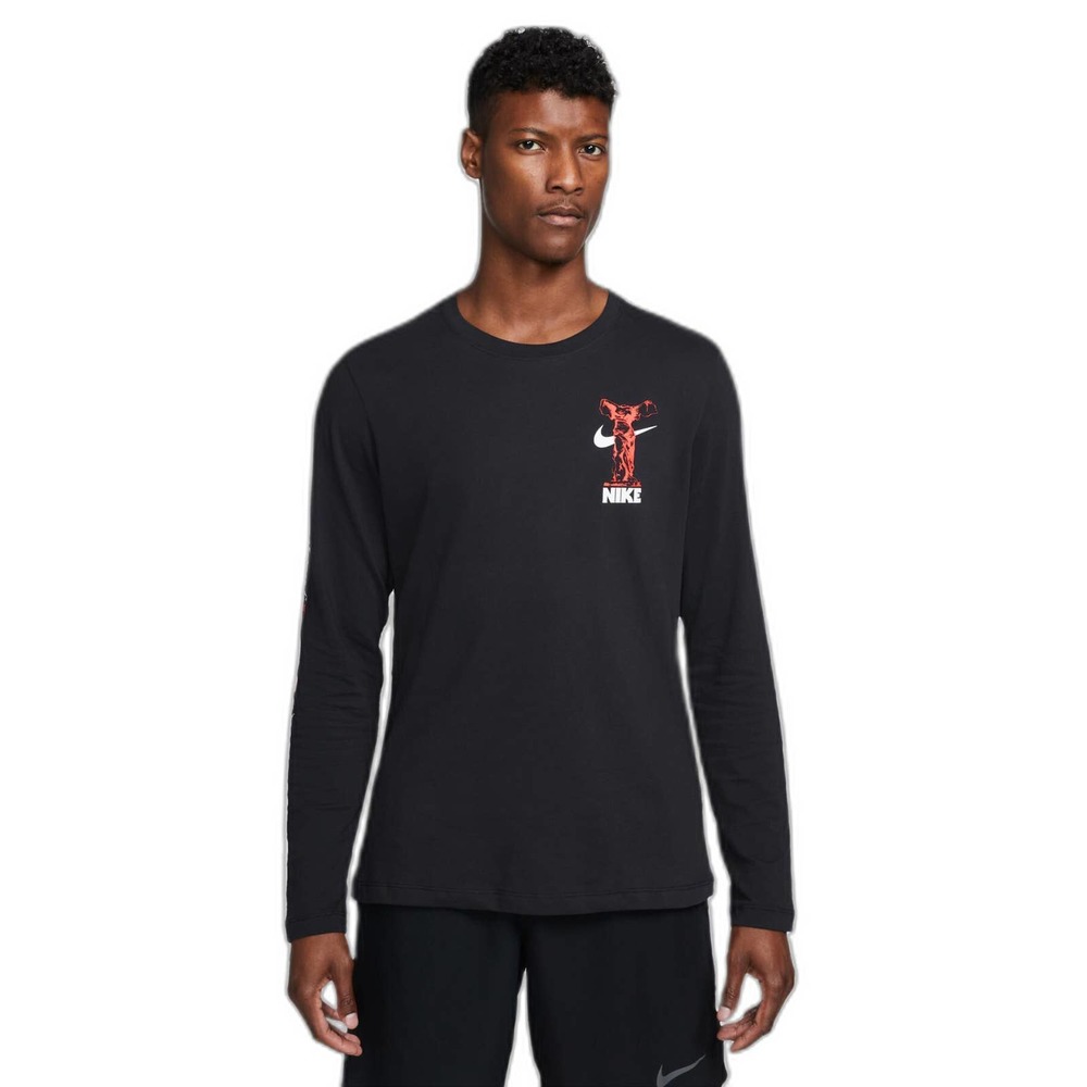 Nike Long Sleeve Wild Card Training Shirt Mens Medium DX0981-010 DRI-FIT Rare
